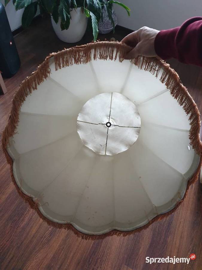 Abażur vintage prl Garwół