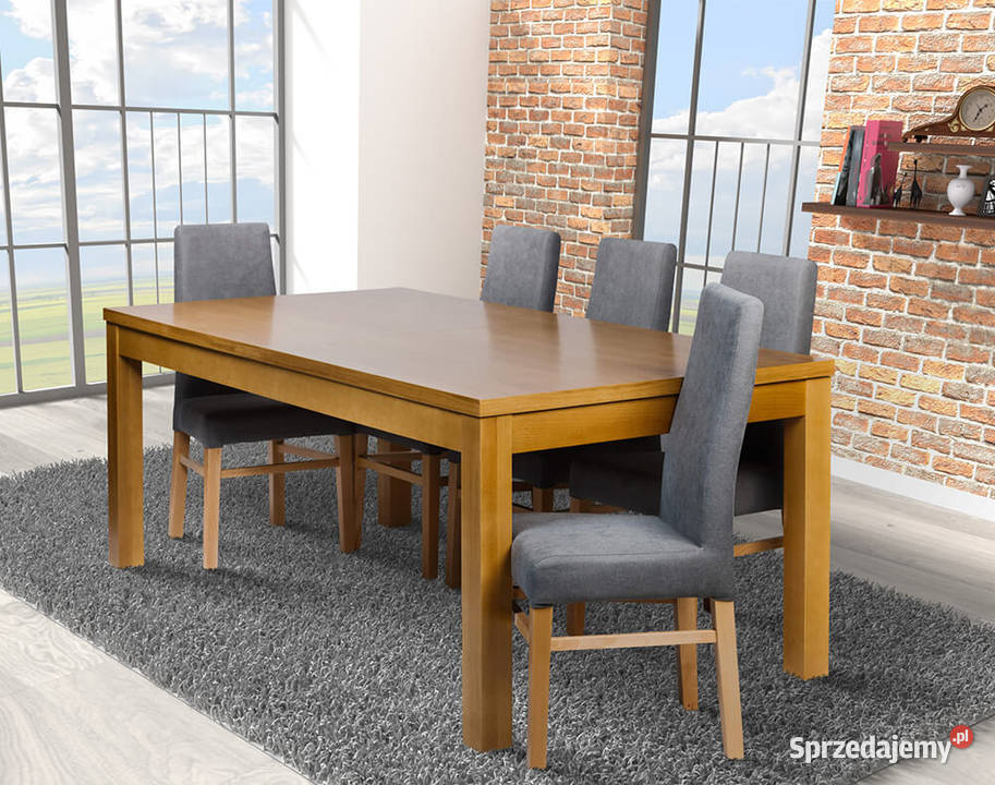 Stół Dębowy VERONA 6 krzeseł OPIUM sprzedam