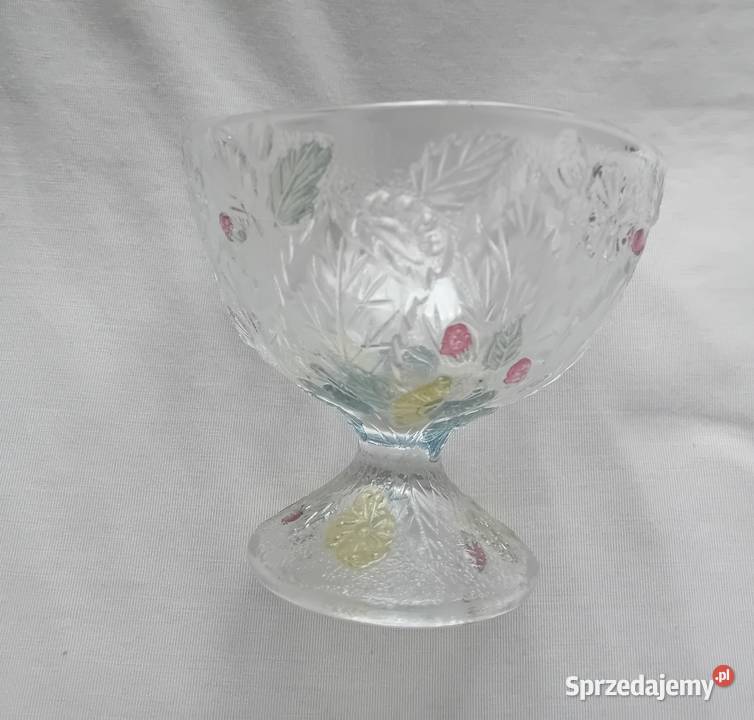 3 pucharki Poziomki Ząbkowice Crystallite proj wielkopolskie Koźminek