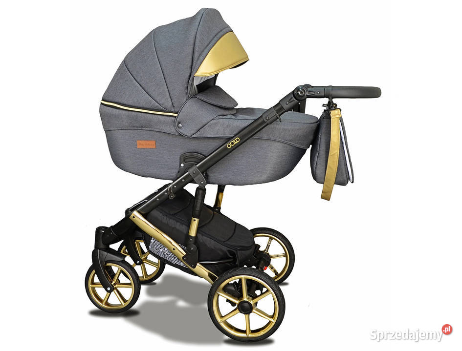 Wózek Dziecięcy Uczio Gold zestaw 3w1 z Zdejmowana tapicerka  Wielofunkcyjne śląskie Katowice
