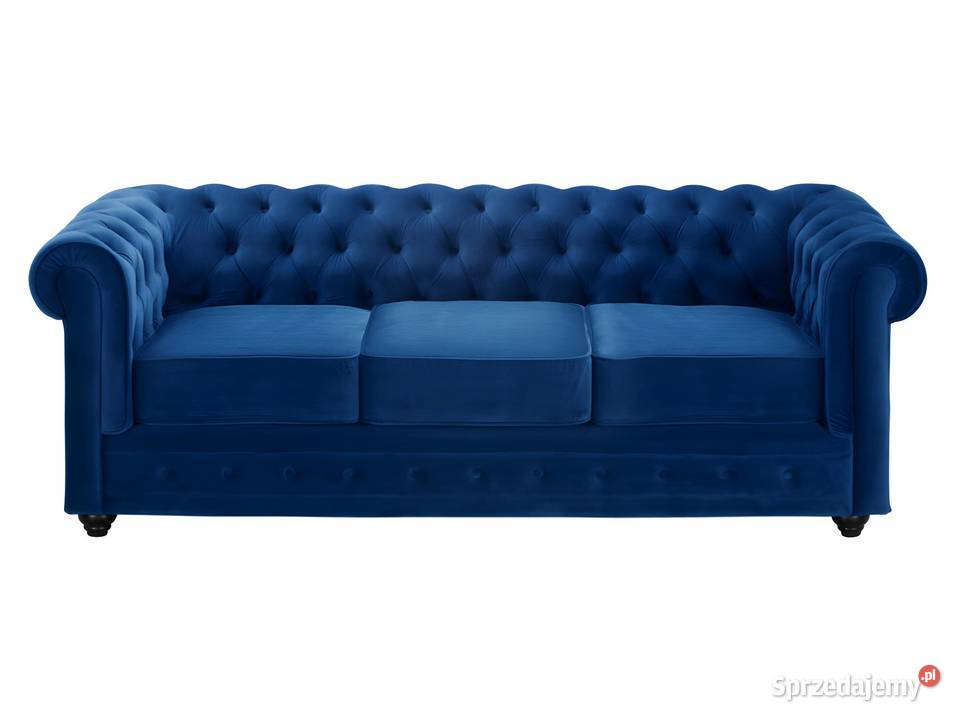 Kanapa 3 i 2 osobowa CHESTERFIELD WELUR w