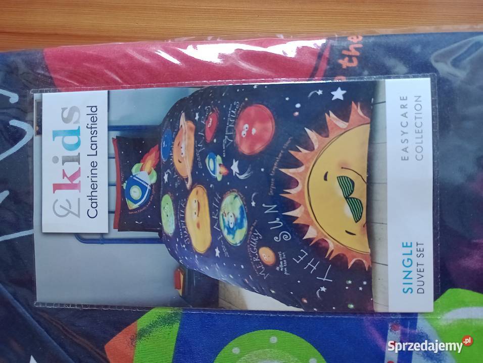 Pościel układ słoneczny planety 135 x 200 śląskie Katowice sprzedam
