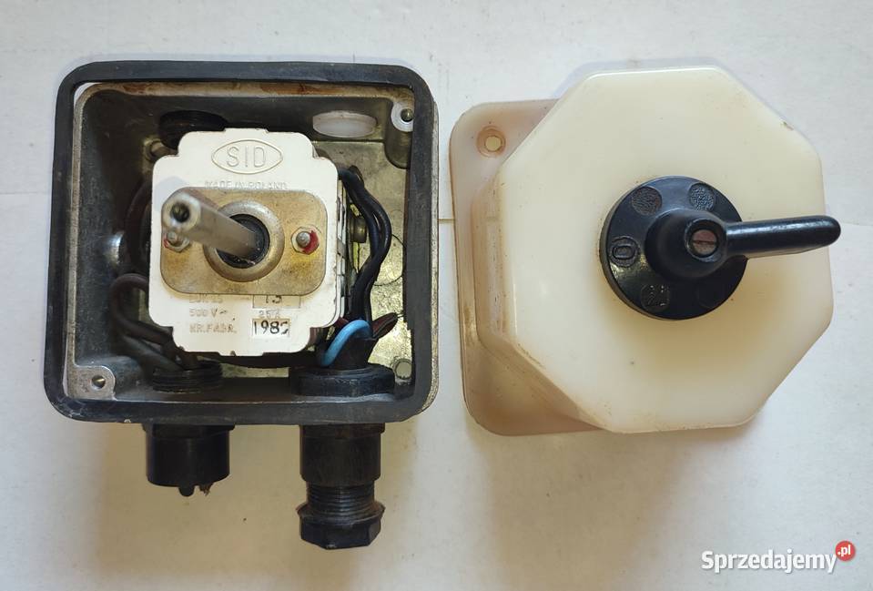 Przełącznik krzywkowy łuk 25 trójkąt gwiazda Police