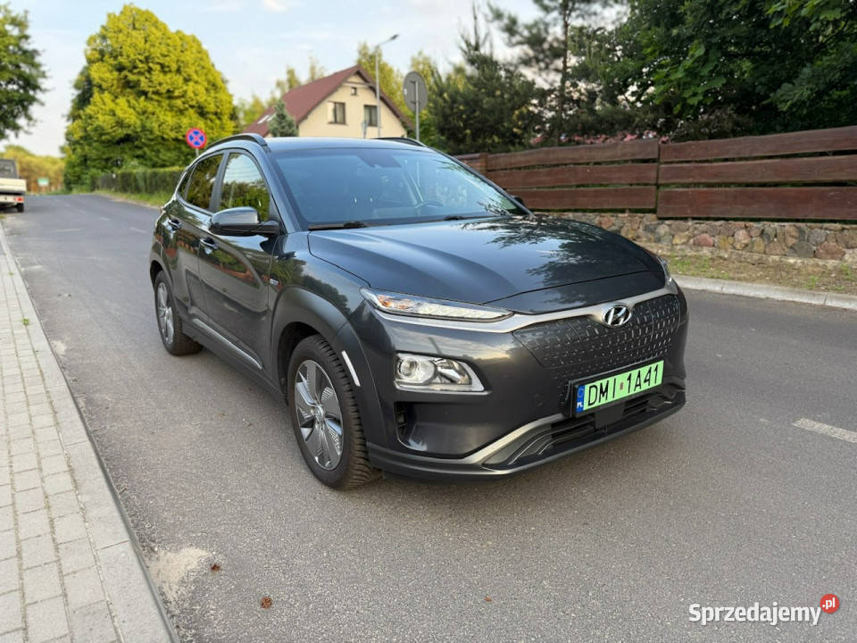 Hyundai Kona 100 elektryk Bogate wyposażenie ogranicznik prędkości