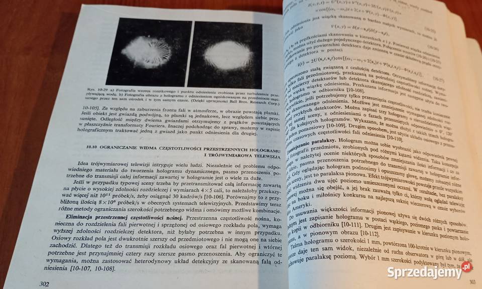 Optyczne przetwarzanie informacji i holografia W Książki i Podręczniki Gdańsk