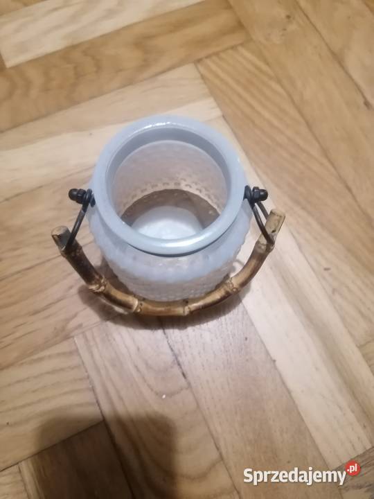 Lampion biały Ceramika i szkło pomorskie Gdańsk