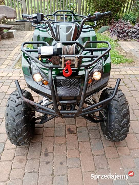 Quad Diablo 200 zadbany wciągarka Bashan Pępice