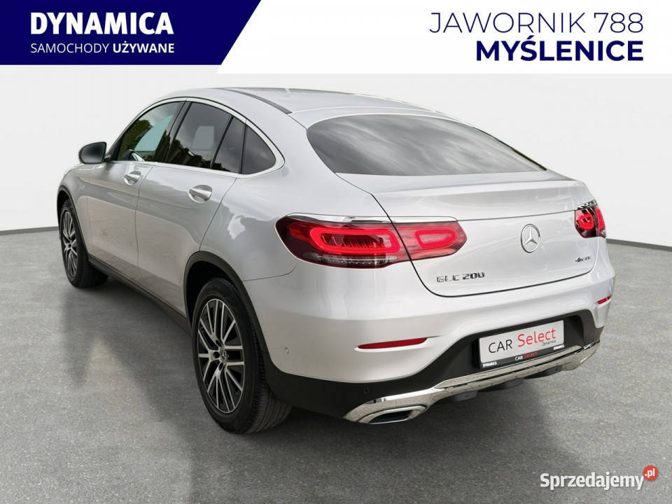 Mercedes GLC 200 VAT 23 Coupe mHEV 197 automat łopatki zmiany biegów Myślenice