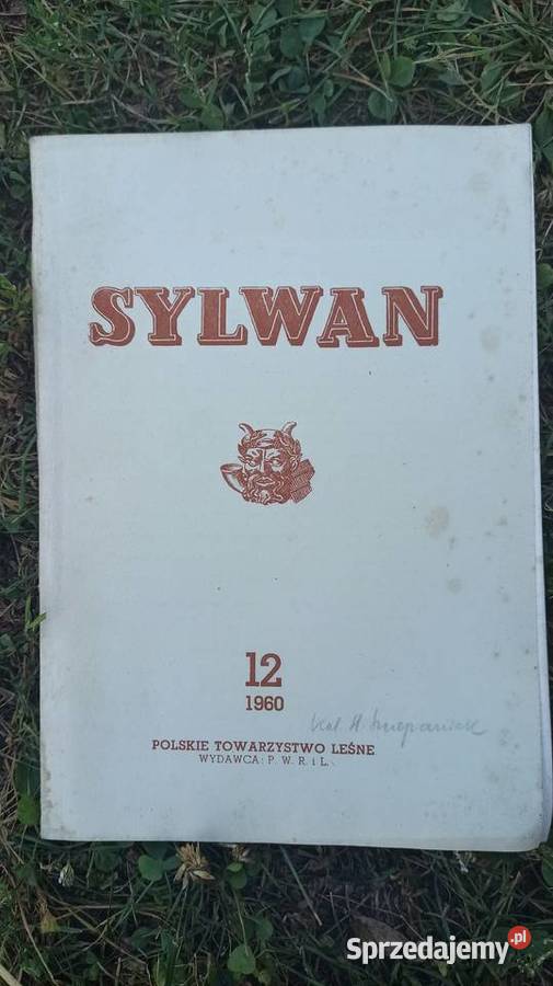 Stare czasopismo leśne SYLWAN 127 książek Pozostałe Wieluń