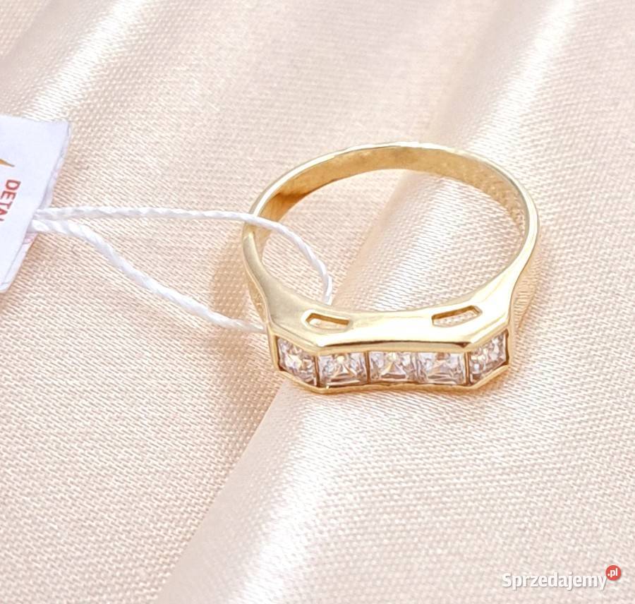 Pierścionek r14 Złoty pr585 Sygnetowy z złote sprzedam