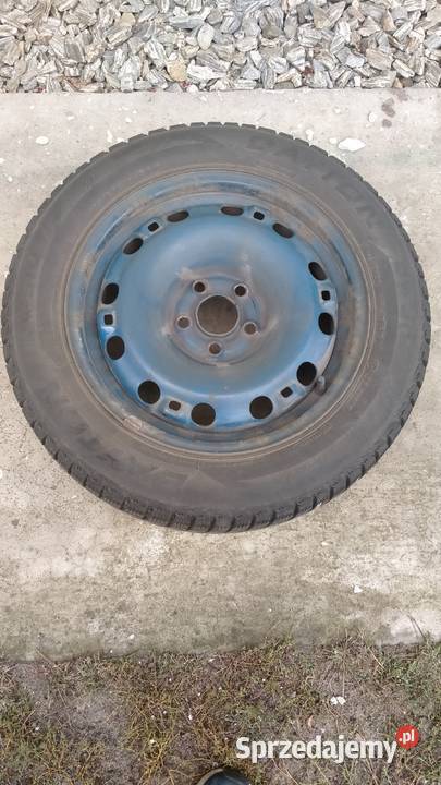 Felgi stalowe R15 zimowe opony używane Średnica 15" Samochodowe Felgi Toruń