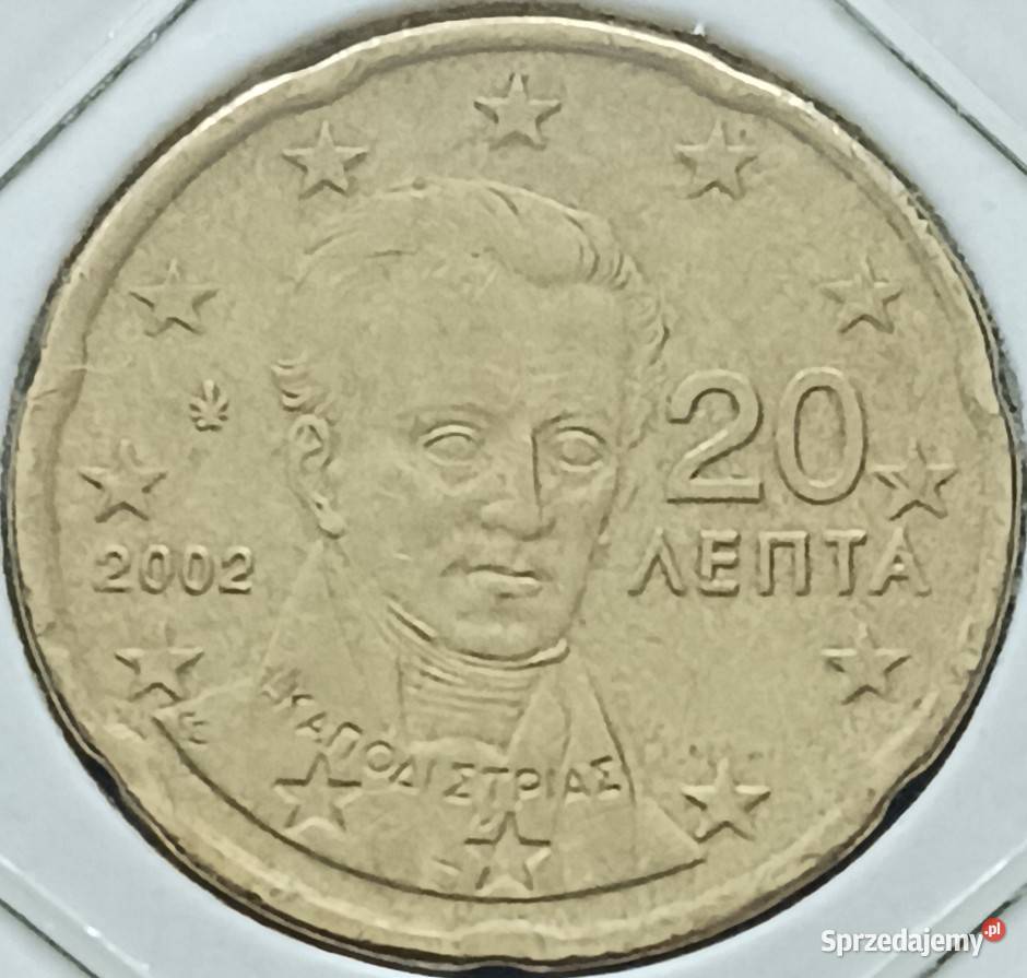 20 Centów Grecja 2002 r wielkopolskie Konin