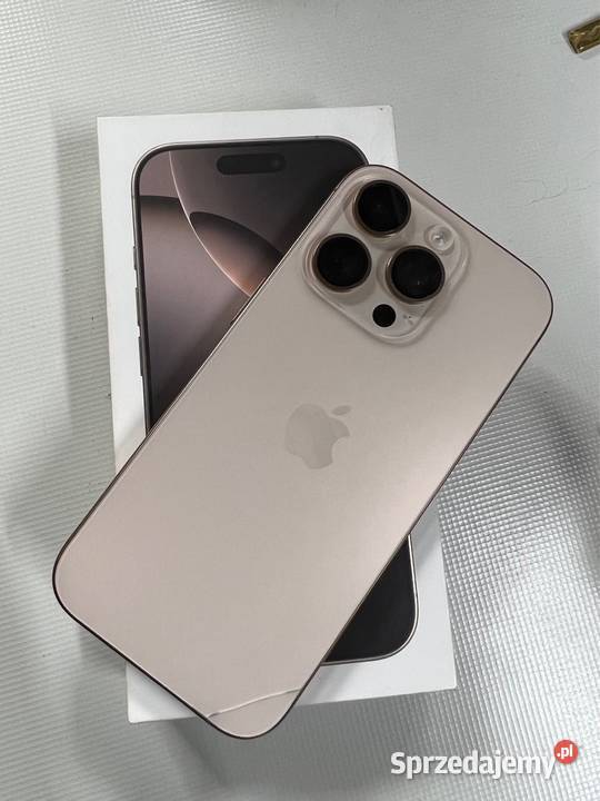 iPhone 16 pro piaskowy Nowe Miasto Lubawskie sprzedam