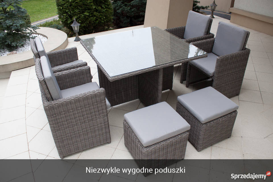 Zestaw ogrodowy FESTA szary