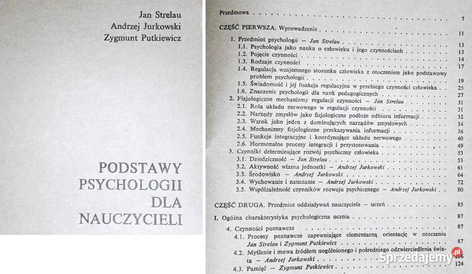 Podstawy psychologii nauczycieli J Strelau Chełm