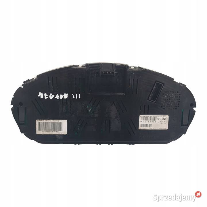 LICZNIK ZEGARY 248100342R Renault Megane III 15 lubelskie Chełm