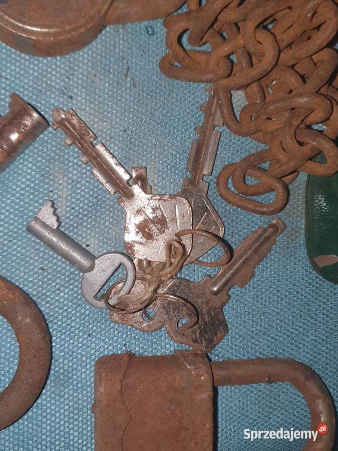 Kłódki stare przedwojenne vintage mazowieckie Warszawa sprzedam