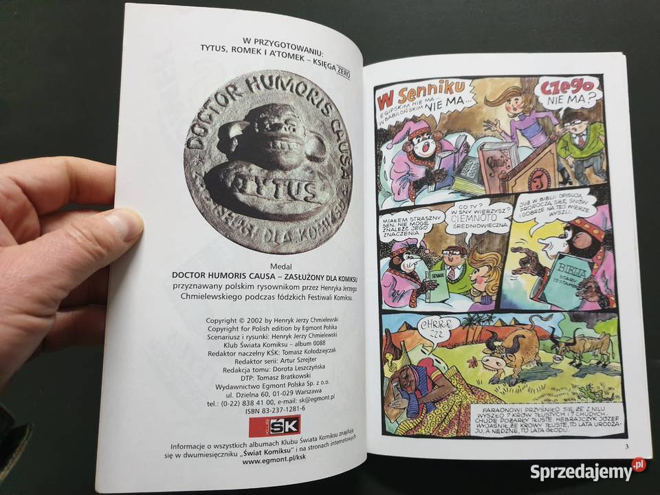 Tytus Romek i ATomek księga XXVII wydI 2002 pomorskie Gdynia sprzedam