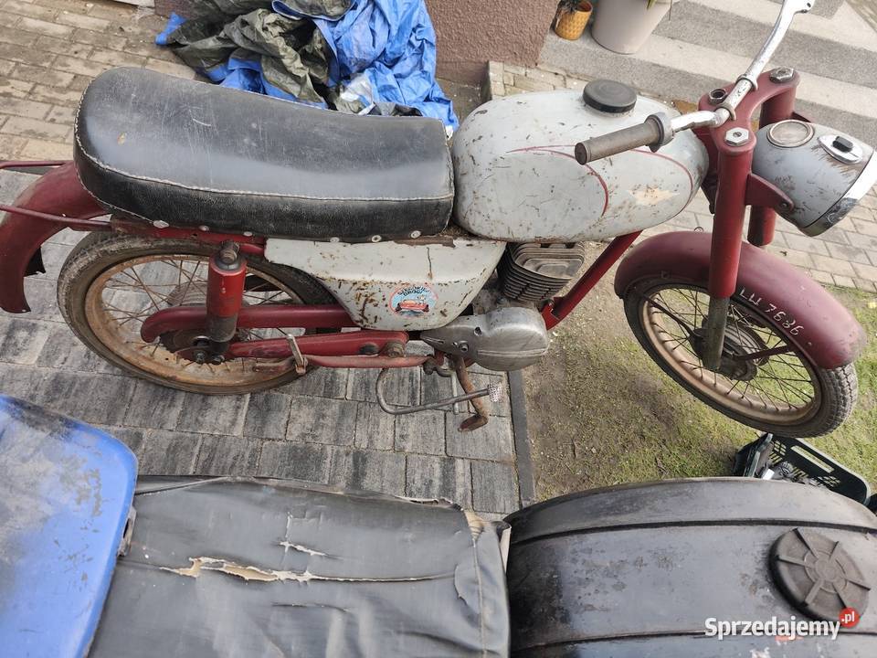 Zestaw 3 wsk B3 b1 garbuska rama shl uszkodzony