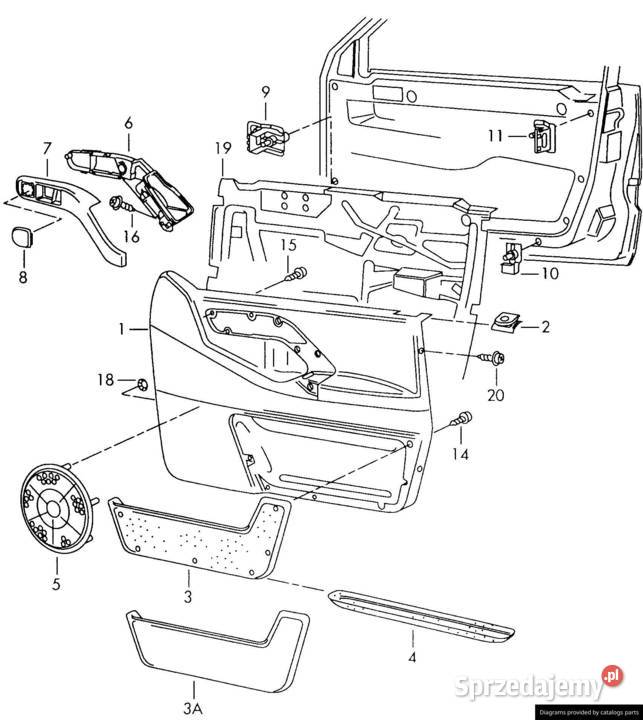 VW Passat B3B4 rozetka przycisku blokowania Tapicerki samochodowe dolnośląskie Legnica