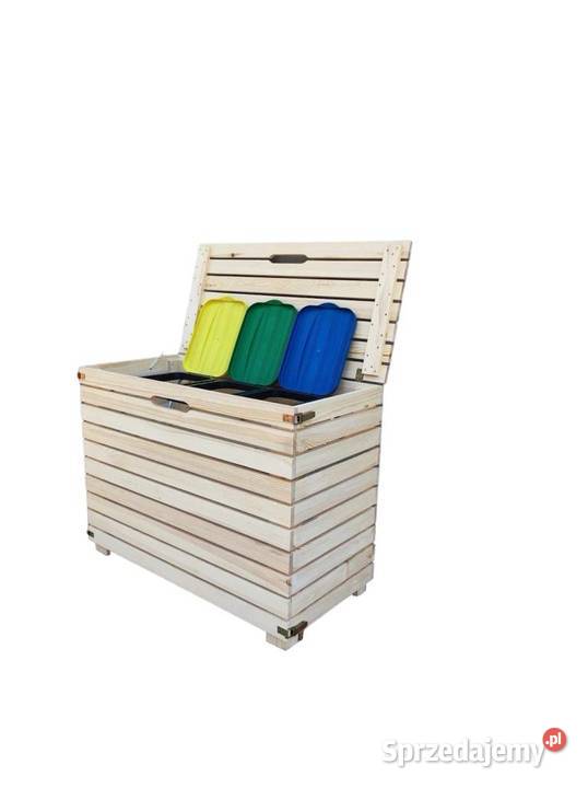 Obudowa na trzy kosze do segregacji sprzedam