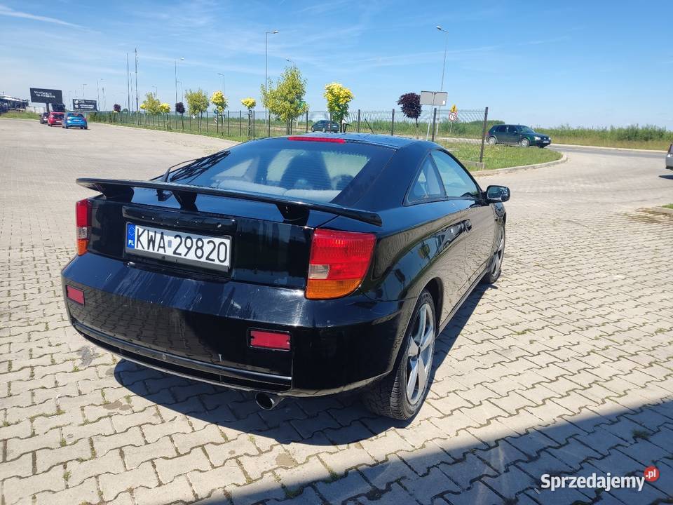 Toyota Celica VII Coupe LPG czarny Celica Motoryzacja Krzeczów