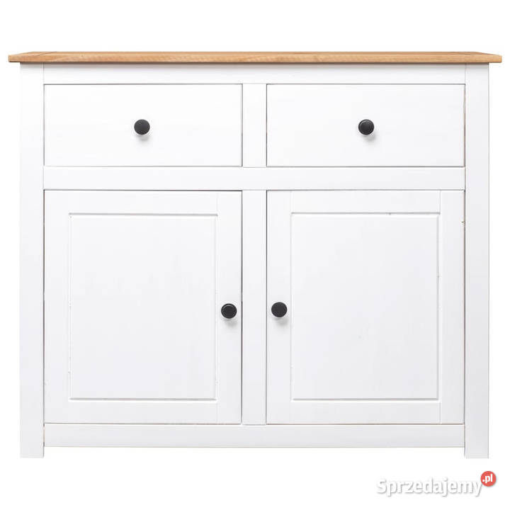 Szafka biała 93x40x80 lite drewno sosnowe seria Pozostałe Warszawa