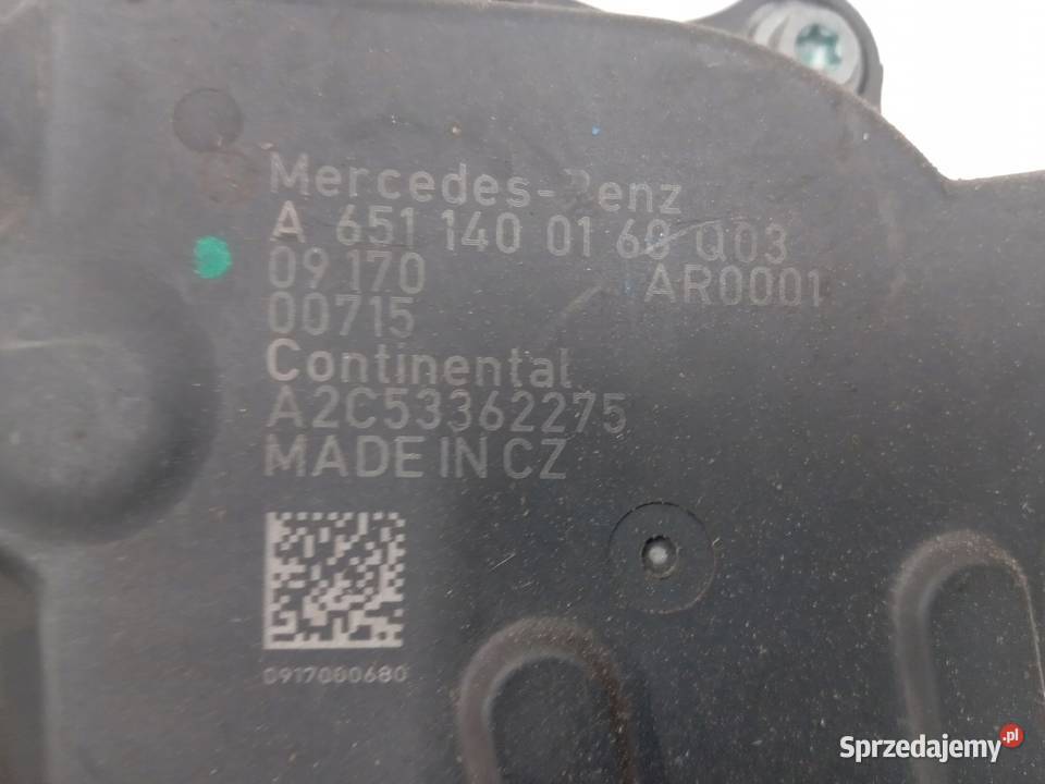 ZAWÓR EGR MERCEDES C W204 E W212 SPRINTER W906 wielkopolskie Nowy Tomyśl sprzedam