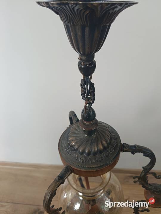 Żyrandol z lat 7080 sprawny stan b dolnośląskie Wrocław