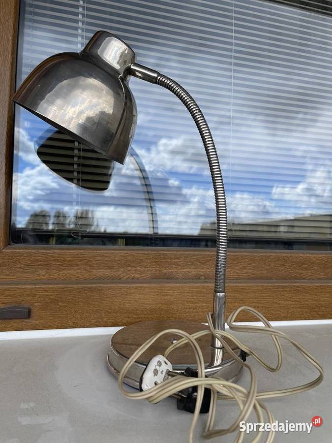 Stara lamka biurkowa lata 60 te PRL Łódź