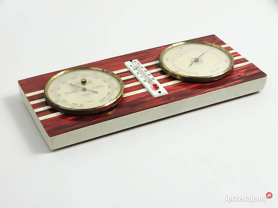 Stacja Pogodowa FISCHER NRD GDR Barometr Pozostałe Biłgoraj