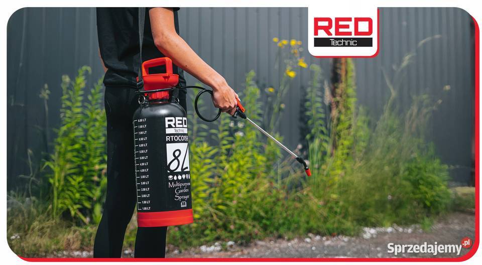 Opryskiwacz ciśnieniowy ręczny 8l na ramię