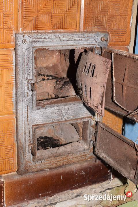 Stary Piec Kaflowy Figurowy Antyk Ozdobny Piecyk