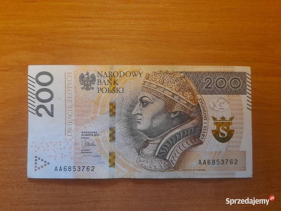 Banknot kolekcjonerski o nominale 200 Oleśnica