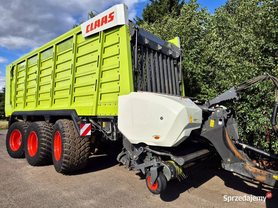 Claas Cargos 9500 walce dozujące przyczepa Przyczepy rolnicze Dziwie