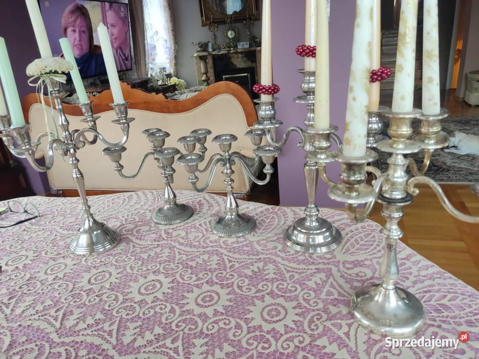 wyprzedaż kolekcji kandelabry świecznik