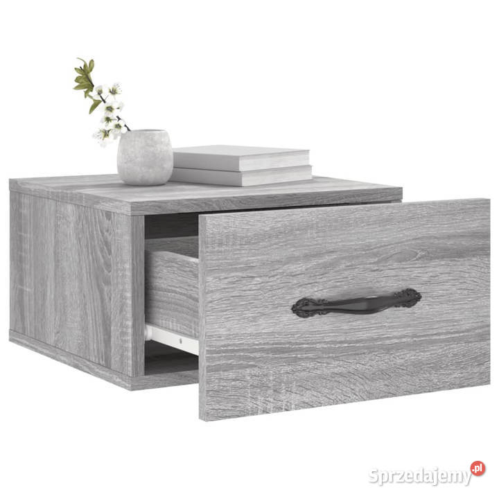 Wiszące szafki nocne 2 szary dąb sonoma 35x35x20 Pozostałe Warszawa