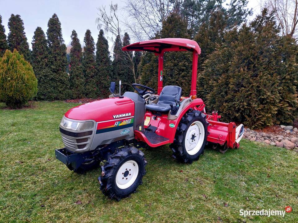 Traktorek Yanmar Af 118 18 4x4 Wspomaganie Zaczep dolny Głogów
