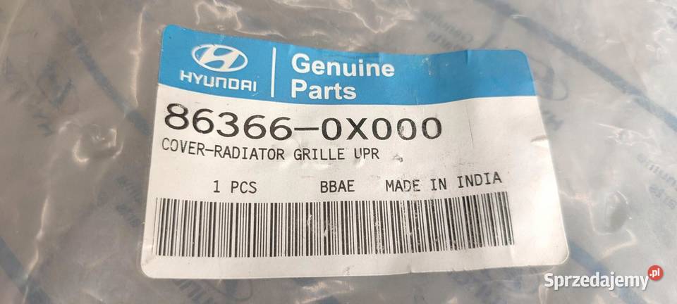 GRILL ATRAPA PRZOD HYUNDAI i10 0811 NOWA