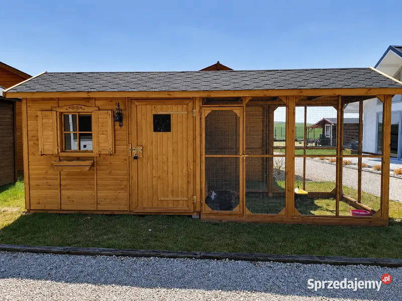 KURNIK KLATKA Z WYBIEGIEM ROZMIAR 6x2 m Parzymiechy