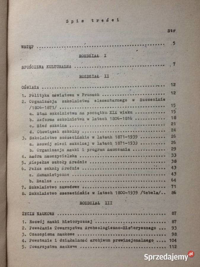 3169 Oswiata Nauka I Kultura Szczecińska 1800 Szczecin