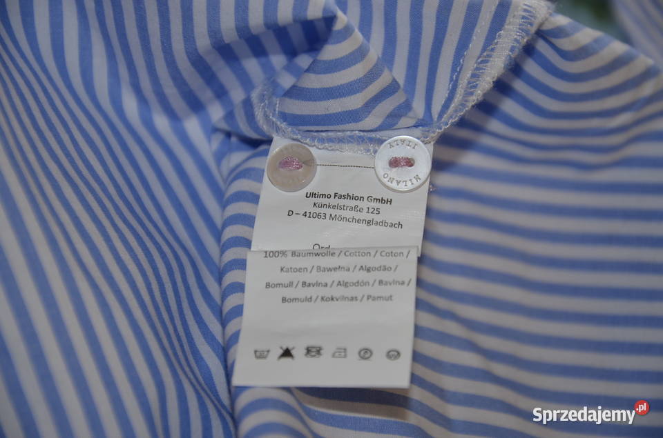 koszula Milano Italy 38M nowa prążek paski Zamość sprzedam