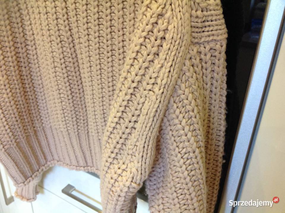 Gruby Sweter Damski HM XS Wełna 10 j nowy Nowa Sól sprzedam