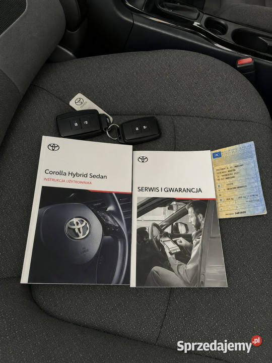Toyota Corolla 23r Salon Polska 18 HYBRID 1wł centralny zamek Corolla Białystok