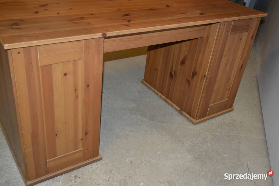biurko sosnowe gabinetowe Będzin