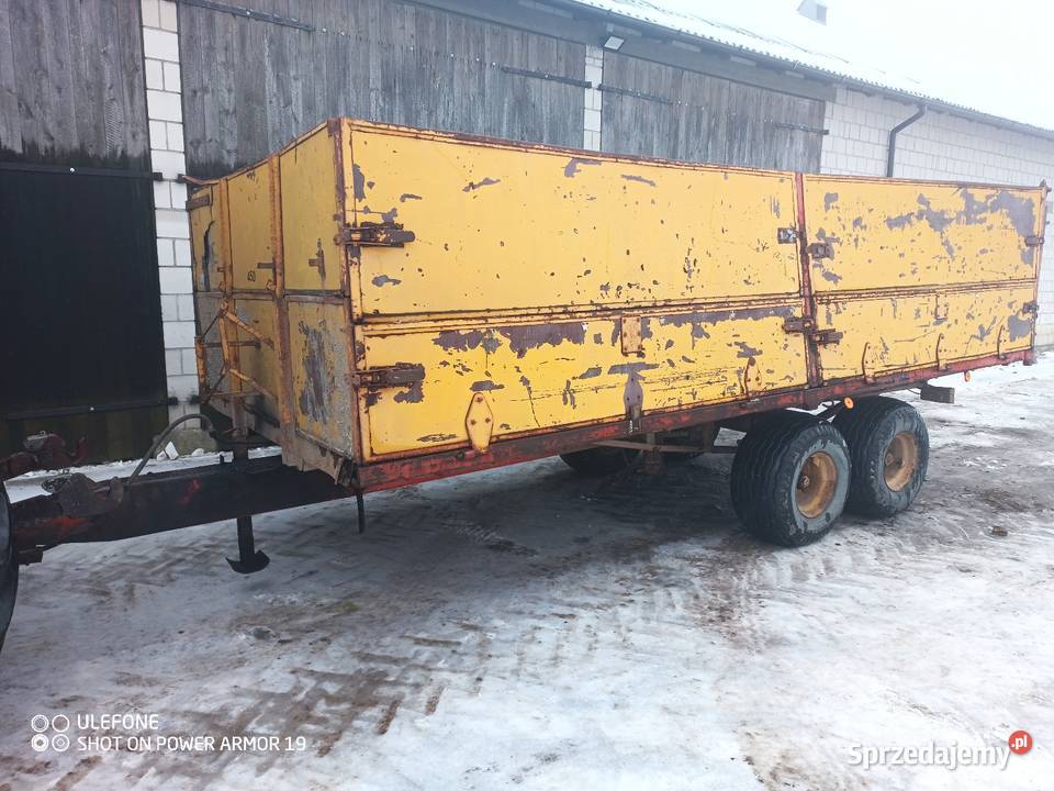 Przyczepa wywrotka tandem 12t bliźniak ze nieuszkodzony Rostkowo