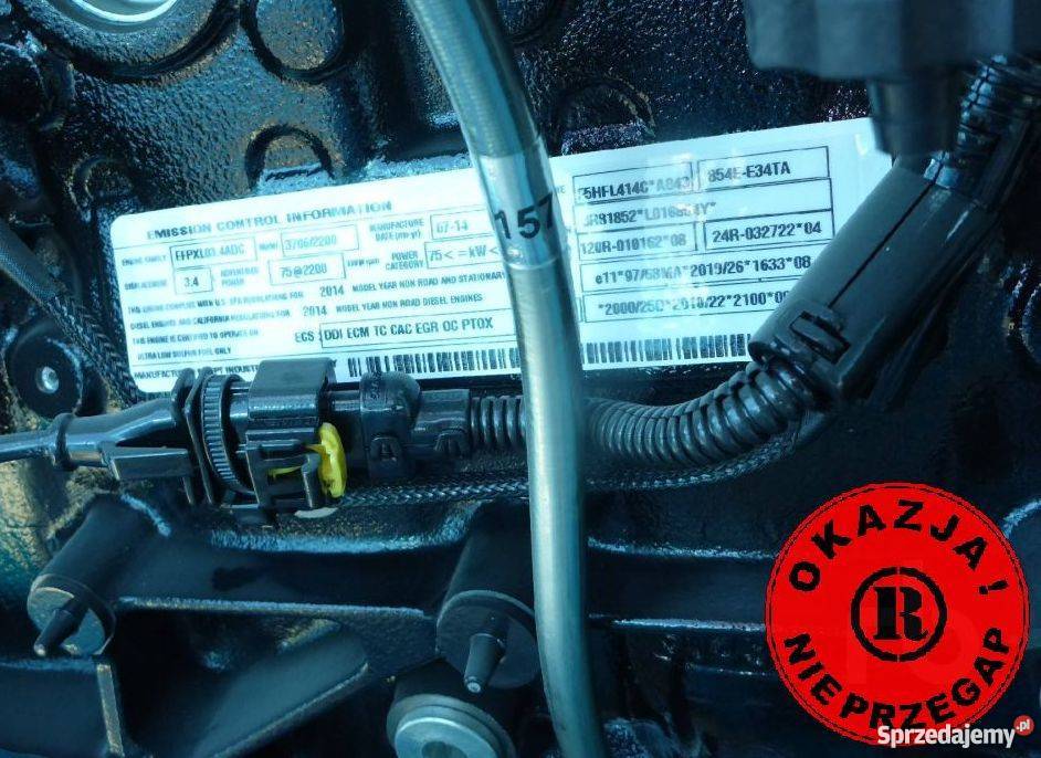 Nowy Silnik Perkins 4 cyl F5HFL414C EFPXL034ADC Dodatkowy osprzęt Kraków sprzedam