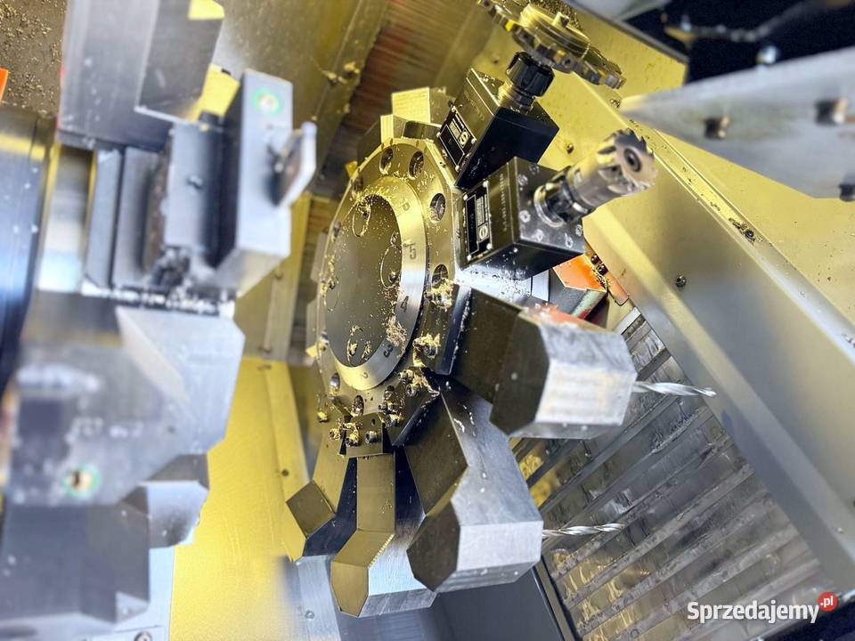 Tokarka CNC EMCO TURN 465 podajnik napędzane Zabór sprzedam