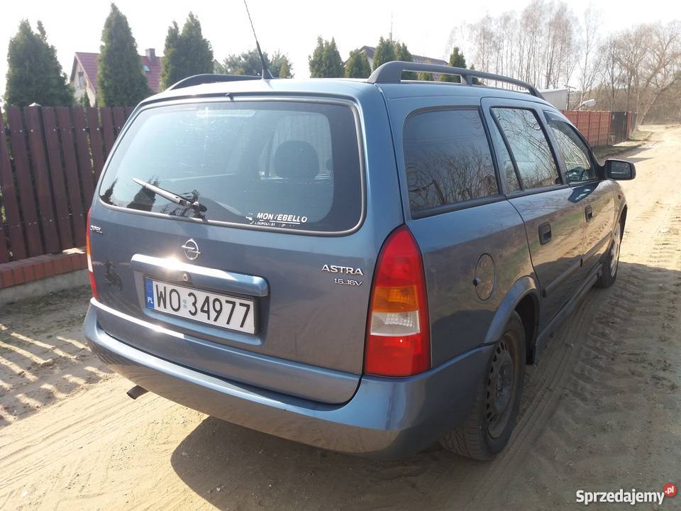 Opel Astra G kombi 16 1998r kupiony w Polsce