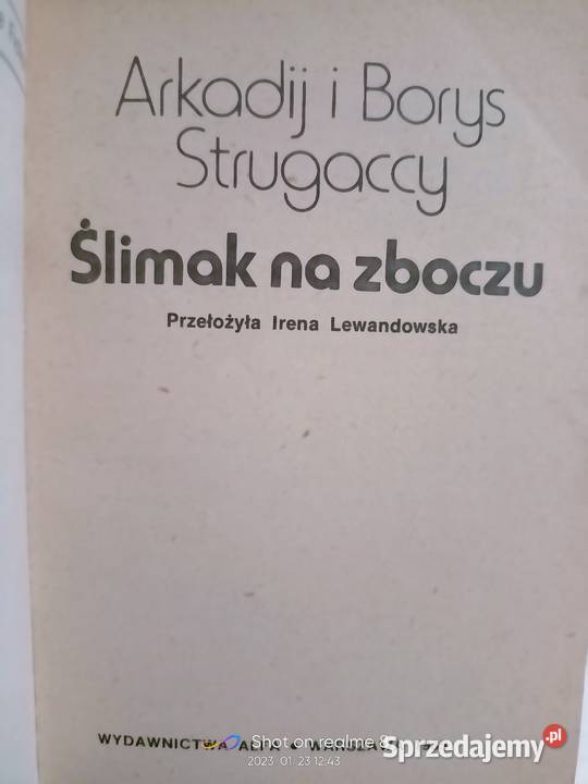 Ślimak na zboczu Warszawa